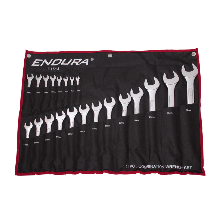 力易得 E1513  21件碳鋼兩用扳手